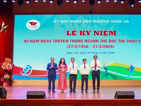 Phường Ngọc Hà kỷ niệm 80 năm Ngày truyền thống ngành Thể dục thể thao Việt Nam