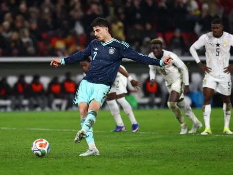 Havertz là điểm sáng trong chiến thắng của đội tuyển Đức trước Ghana