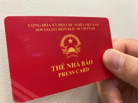 Gia hạn sử dụng Thẻ nhà báo kỳ hạn 2021-2025