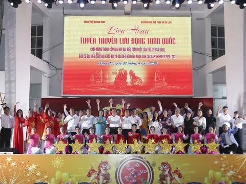 Rực rỡ sắc màu Liên hoan Tuyên truyền lưu động toàn quốc chào mừng thành công Đại hội lần thứ XIV của Đảng, cuộc bầu cử đại biểu Quốc hội và HĐND các cấp