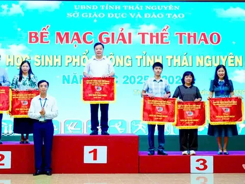 Gần 6.000 vận động viên tranh tài Giải Thể thao học sinh Phổ thông tỉnh Thái Nguyên năm học 2025-2026