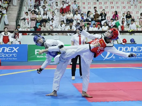 Hơn 200 vận động viên tranh tài Giải Taekwondo thanh thiếu nhi tỉnh Bắc Ninh năm 2026