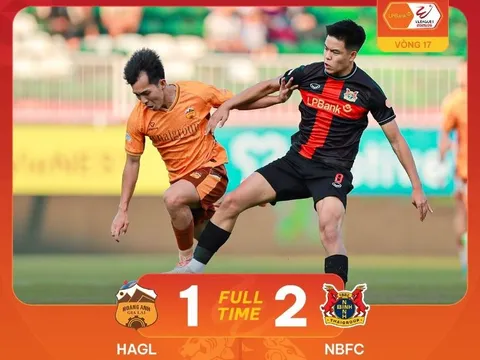 Vòng 17 V.League 2025-2026: Ninh Bình tìm lại mạch thắng, Thanh Hóa đè bẹp Công an TP.HCM