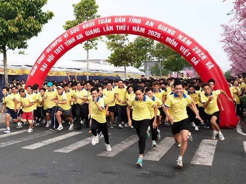 An Giang lan tỏa  phong trào luyện tập thể dục, thể thao