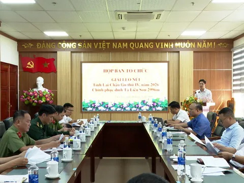 Lai Châu chuẩn bị tổ chức Giải Leo núi lần thứ IV năm 2026