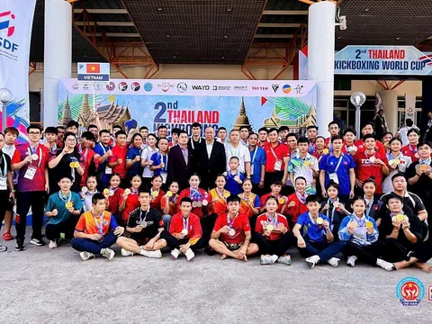 Cúp Kickboxing thế giới 2026: Đội tuyển Việt Nam xếp thứ 3 toàn đoàn