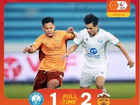 Vòng 18 V.League 2025-2026: Nam Định thua sốc, Hải Phòng vào tốp 5