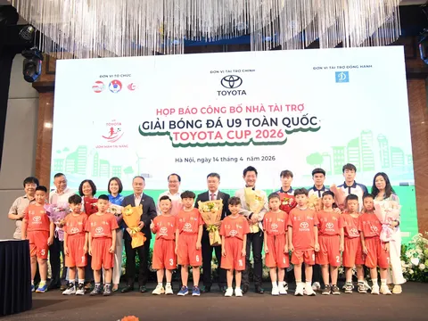 35 đội tranh tài tại Giải Bóng đá U9 toàn quốc Toyota Cup 2026