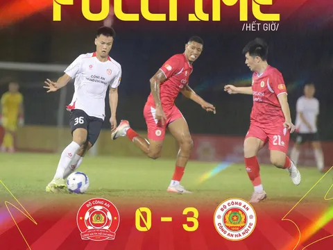 Vòng 19 V.League 2025-2026: Công an Hà Nội thắng đậm, Thể Công Viettel thắng nghẹt thở