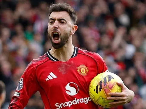 Bruno Fernandes lập kỷ lục ấn tượng trong màu áo Man United