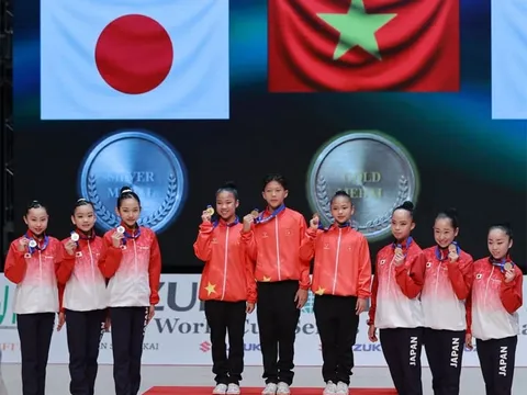 Thể dục Aerobic Việt Nam giành 3 huy chương vàng tại Cup Thế giới 2026