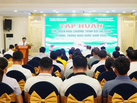 Tập huấn, triển khai Chương trình “Bơi an toàn phòng, chống đuối nước” năm 2026