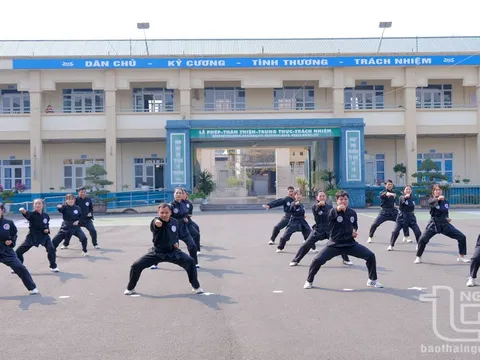 Thái Nguyên đẩy mạnh phong trào võ thuật học đường