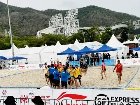 Môn Bóng ném Bãi biển nữ - ABG6: Đội tuyển Việt Nam thắng Thái Lan trận ra quân