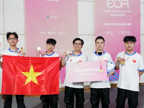 Việt Nam giành 4 huy chương tại Giải Thể thao Điện tử châu Á 2026