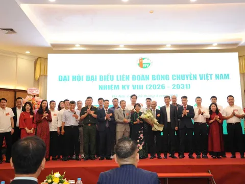Ra mắt Ban Chấp hành Liên đoàn Bóng chuyền Việt Nam nhiệm kỳ VIII (2026-2031)
