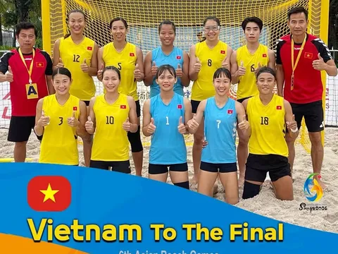 Môn Bóng ném Bãi biển nữ - ABG6: Việt Nam giành vé vào chung kết