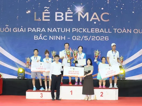 Thúc đẩy thể thao hoà nhập qua chuỗi Giải Para Natuh Pickleball Bắc Ninh 2026