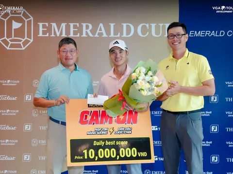Trần Lê Duy Nhất vô địch Giải Golf Emerald Cup 2026 - First Leg