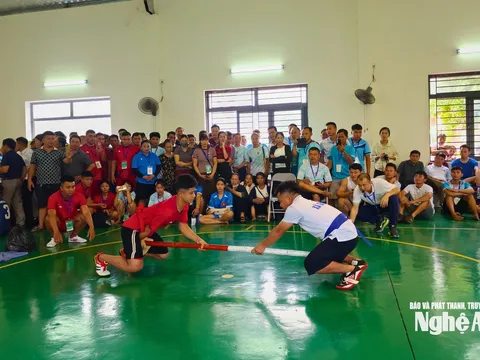 Thi đấu môn Đá cầu, Bắn nỏ, Đẩy gậy Đại hội Thể dục thể thao tỉnh Nghệ An lần thứ X