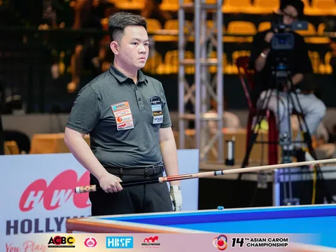 Bao Phương Vinh giành ngôi á quân Giải vô địch Billiards Carom 3 băng châu Á 2026