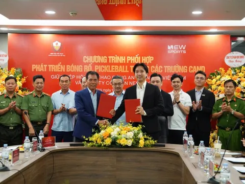Chương trình phối hợp phát triển Bóng rổ, Pickleball trong các trường CAND giữa HIệp hội Thể thao CAND Việt Nam và New Sport