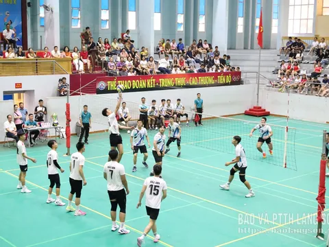 Bế mạc Giải Bóng chuyền Đại hội Thể dục thể thao tỉnh Lạng Sơn