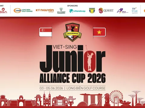 Viet - Sing Junior Alliance Cup 2026: Sân chơi đối kháng dành cho các golfer trẻ Việt Nam và Singapore