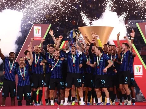 Inter Milan vô địch Coppa Italy để hoàn tất cú đúp lịch sử