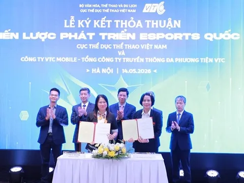 Cục Thể dục thể thao Việt Nam và VTC ký kết chiến lược phát triển Esports quốc gia