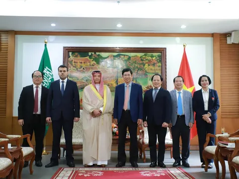 Tăng cường đẩy mạnh hợp tác giữa Việt Nam - Ả-rập Xê-út trên các lĩnh vực văn hóa, thể thao và du lịch