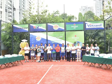40 cặp vận động viên tham gia tranh tài Giải Vietnam Padel Open - Cúp Heineken 2026