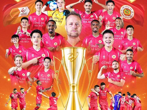 Vòng 23 V.League 2025-2026: Công an Hà Nội vô địch sớm 3 vòng đấu