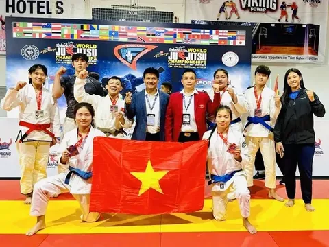 Đội tuyển Việt Nam xếp thứ nhất toàn đoàn tại Giải Ju-jitsu Full-contact thế giới 2026