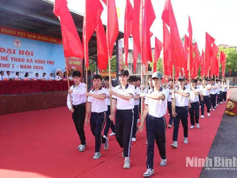 Nhiều địa phương của tỉnh Ninh Bình khai mạc Đại hội Thể dục thể thao năm 2026