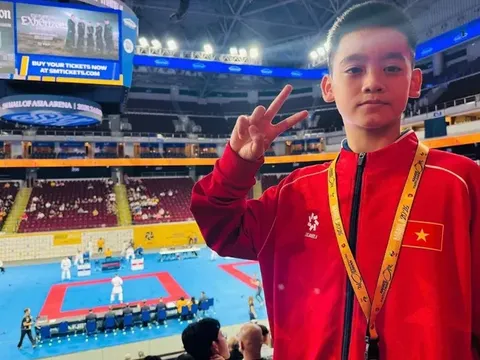 Giải Karate One - Youth League 2026: Võ sĩ Hoàng Sỹ Đức An giành huy chương đồng