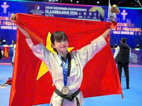 Giải vô địch Taekwondo châu Á 2026: Việt Nam giành 2 huy chương vàng và 2 suất dự ASIAD 20