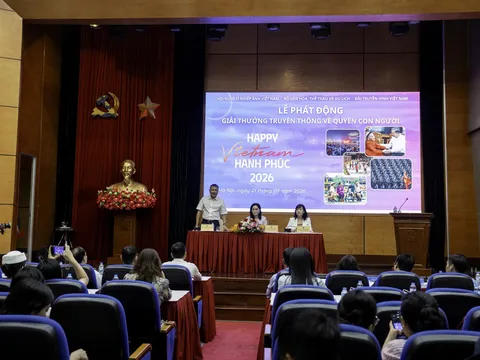 Phát động giải thưởng “Việt Nam hạnh phúc - Happy Vietnam năm 2026”