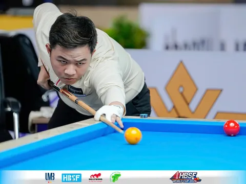 Bao Phương Vinh, Chiêm Hồng Thái vào vòng chính Giải Billiards Carom 3 băng TP.HCM World Cup 2026
