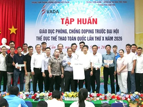 Cần Thơ tập huấn phòng, chống doping trước Đại hội Thể thao toàn quốc lần thứ X