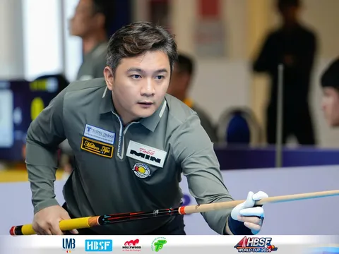 Giải Billiards Carom 3 băng TP.HCM World Cup 2026: 4 cơ thủ Việt Nam vào vòng knock-out, Trần Quyết Chiến dừng bước