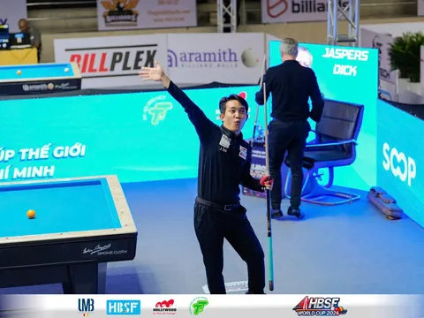 Chiêm Hồng Thái vào bán kết Giải Billiards Carom 3 băng TP.HCM World Cup 2026