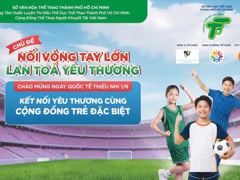 Hội thao trẻ khuyết tật đặc biệt chào mừng Ngày Quốc tế Thiếu nhi 1/6