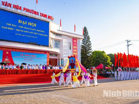 Đại hội Thể dục thể thao cụm 2 phường Tam Điệp - Trung Sơn lần thứ I