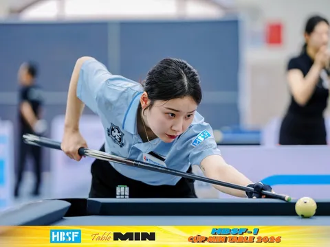 Giải Billiards HBSF Tour 1 Cúp MIN Table năm 2026 quy tụ các nữ cơ thủ Hàn Quốc