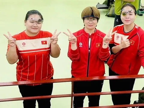 Giải vô địch Bắn súng Đông Nam Á 2026: Việt Nam giành huy chương vàng nội dung 25m súng ngắn thể thao nữ