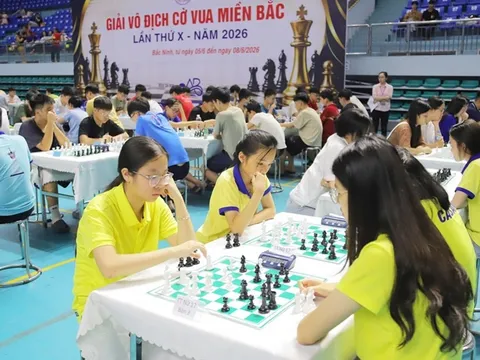 825 kỳ thủ tranh tài Giải vô địch cờ Vua miền Bắc lần thứ X