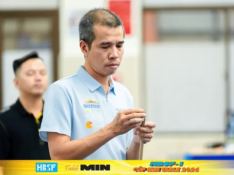Giải Billiards HBSF Tour 1 - Cúp MIN Table 2026: Trần Quyết Chiến dừng bước ở vòng bảng, Bao Phương Vinh đi tiếp