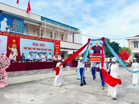 Ninh Bình: Nhiều xã, phường đồng loạt tổ chức Lễ khai mạc Đại hội Thể dục thể thao năm 2026