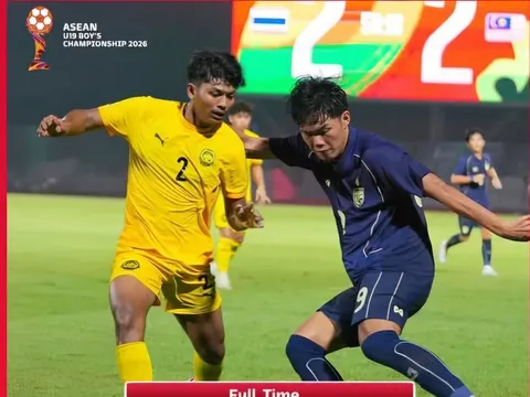 Giải Bóng đá vô địch U19 Đông Nam Á 2026: Thái Lan giúp Việt Nam rộng cửa vào bán kết